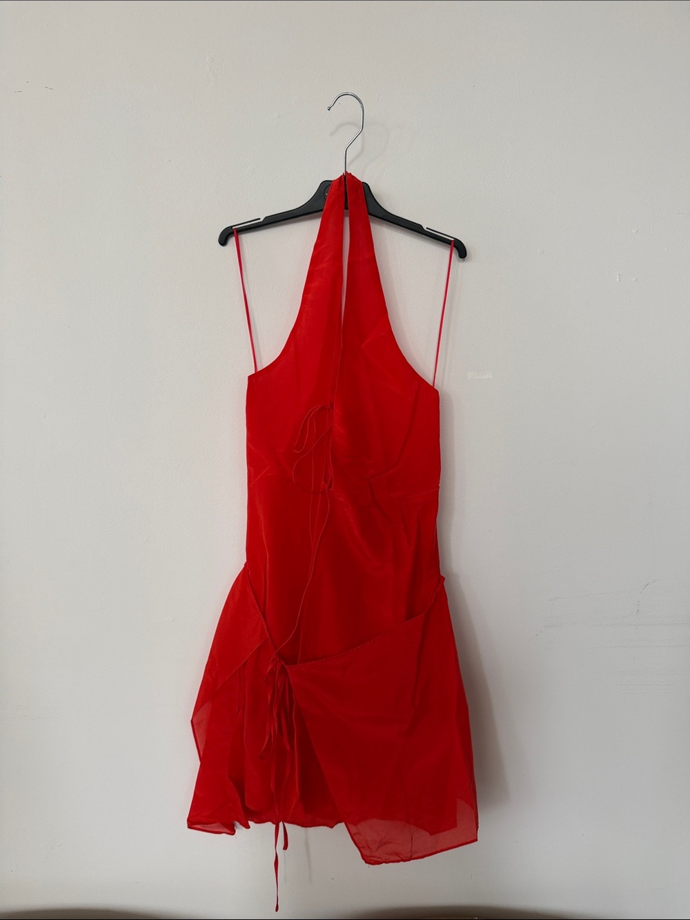 Eckhaus LATTA x Mango  Red Halter Mini Dress